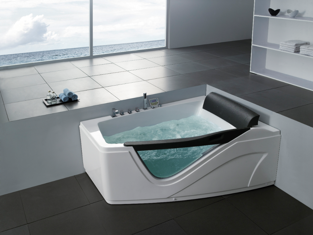 Left-sided Corner Jacuzzi