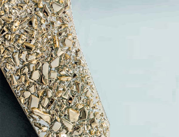 Oro Flesciato Vanity Mirror