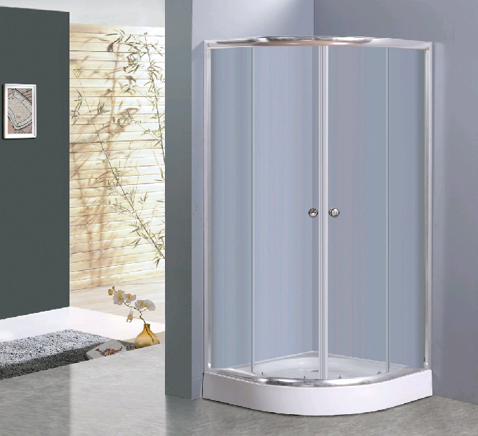 Round Clear Glass Showerbox