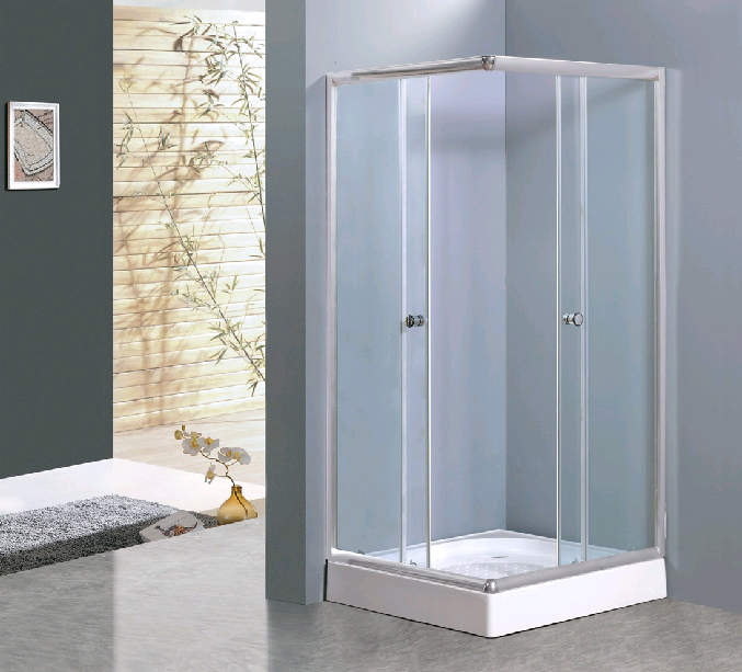Square Clear Glass Showerbox