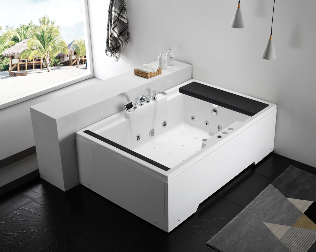 Rectangular Right-sided Jacuzzi