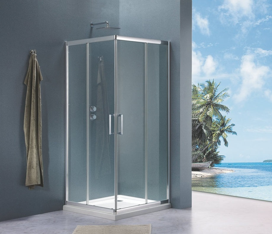Clear Glass Shower Cabin (87cm)