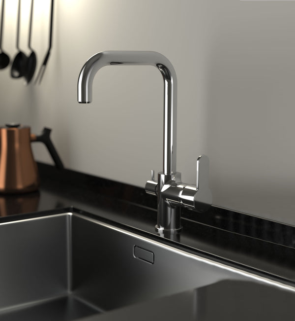 Lento Kitchen Mixer W. Inlet For Filtered Water Swivel Spout