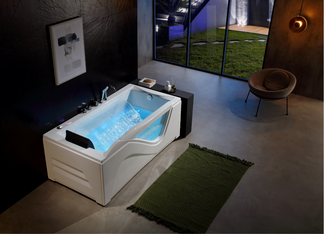 Rectangular Right-sided Jacuzzi