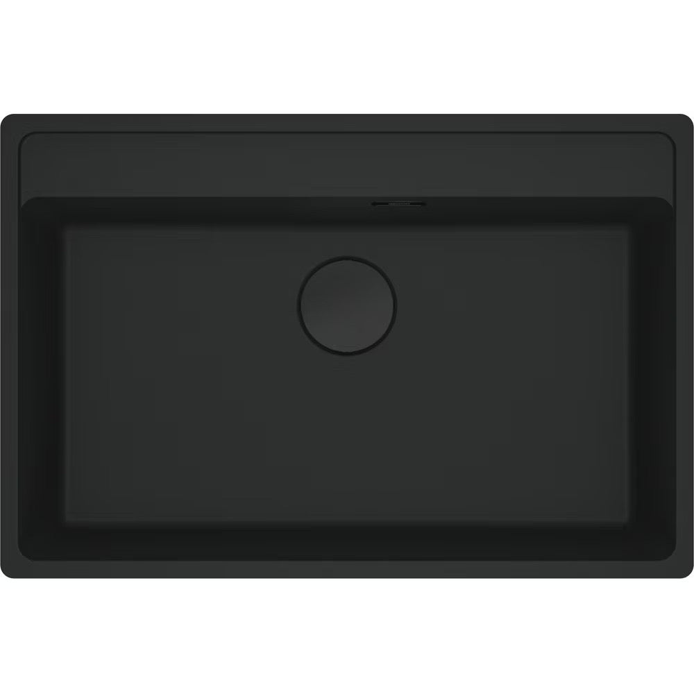 Maris Fragranite Matt Black Kitchen Sink