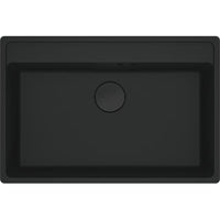 Maris Fragranite Matt Black Kitchen Sink