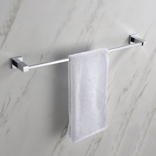 Elegant Chrome Towel Bar (60cm)