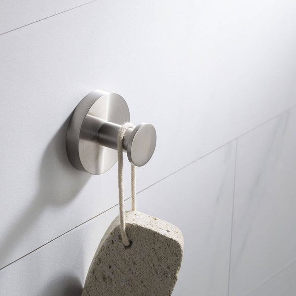 Eternity Brushed Nickel Single Hook