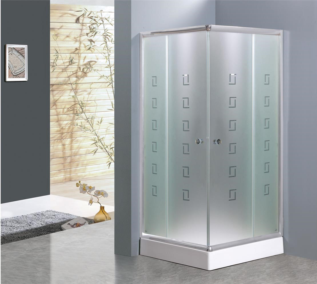 Square Frost Glass Showerbox