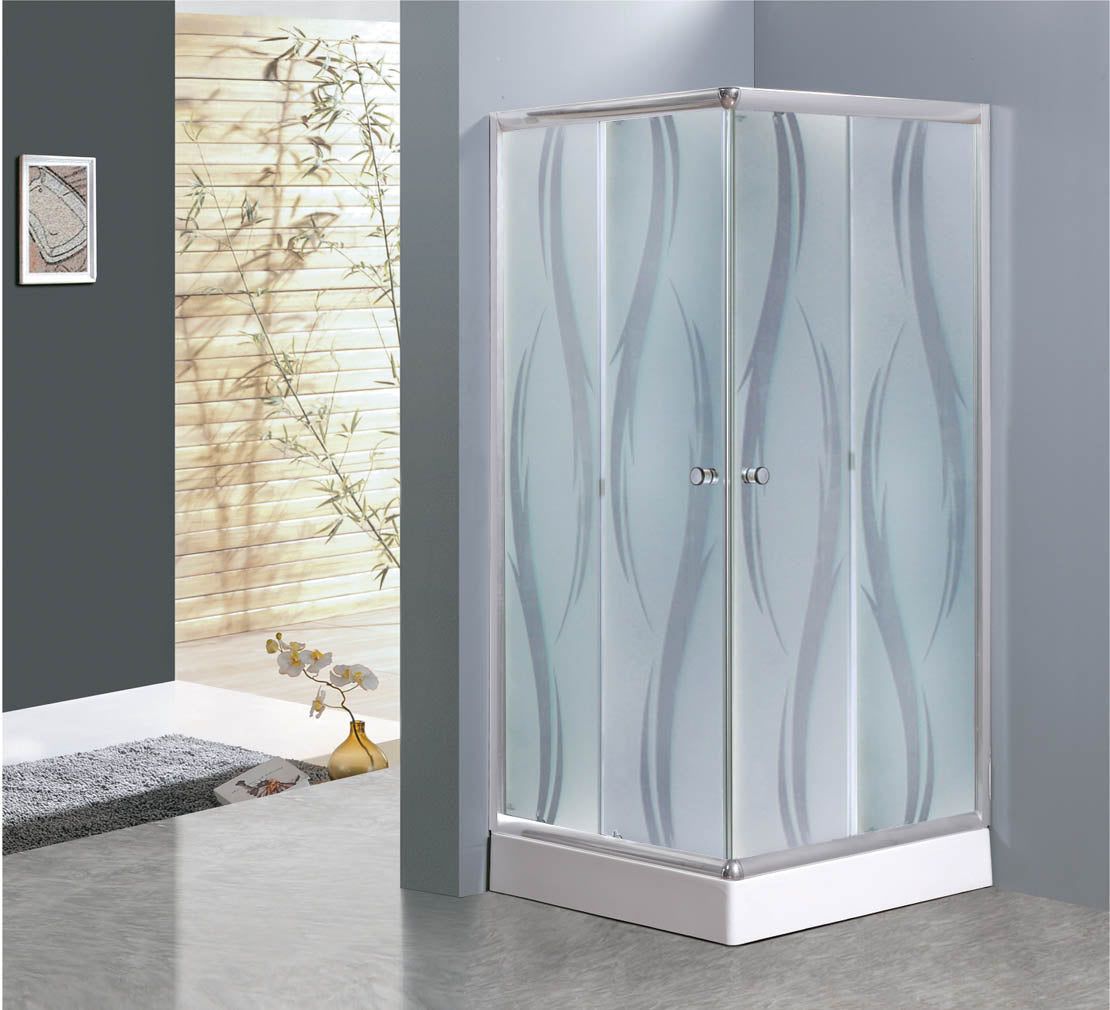 Square Frost Glass Showerbox