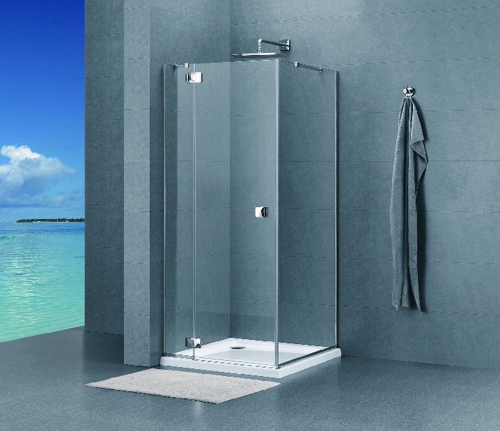 Clear Glass Shower Cabin (80cm)