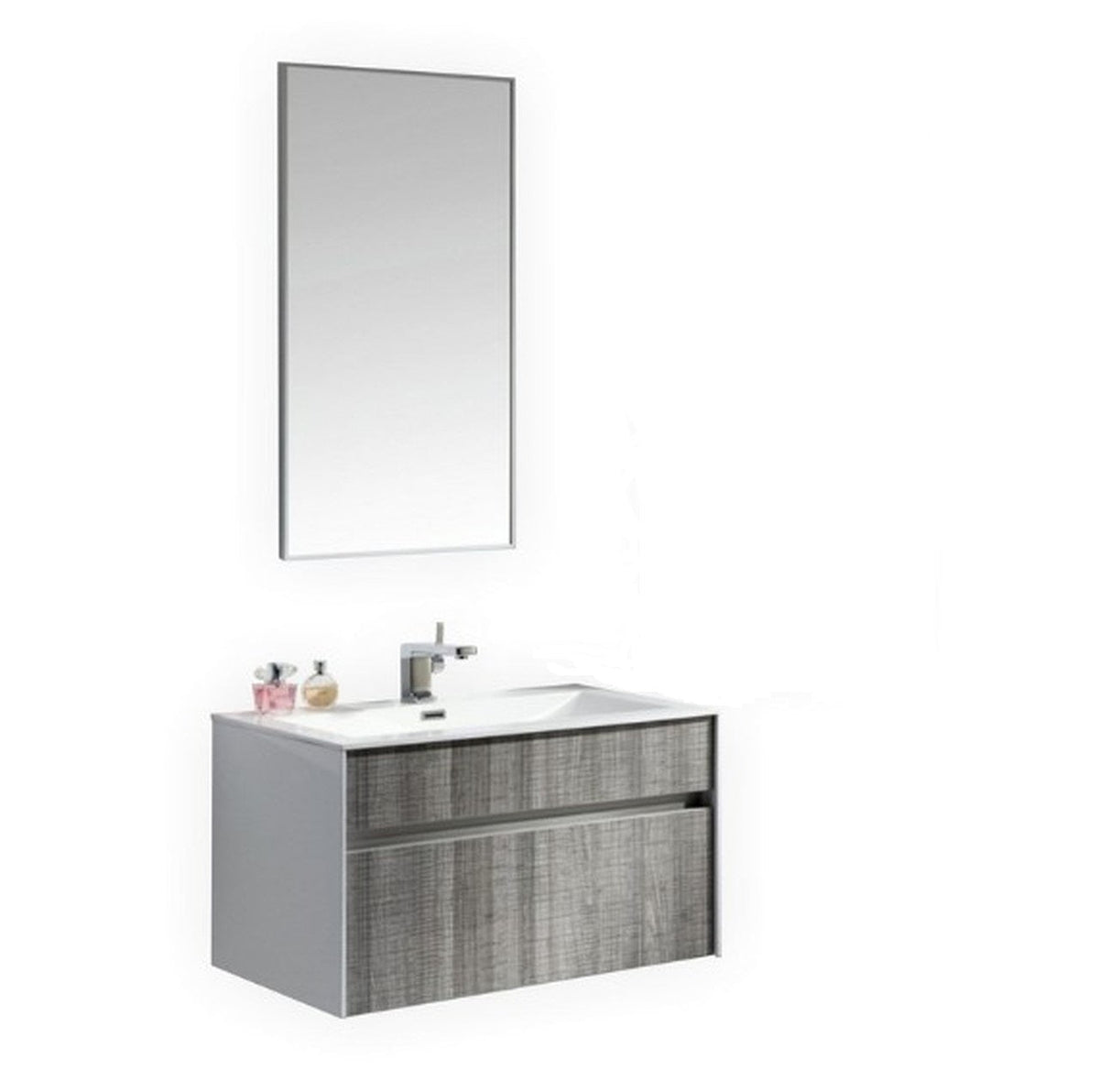 White Ash Vanity Set