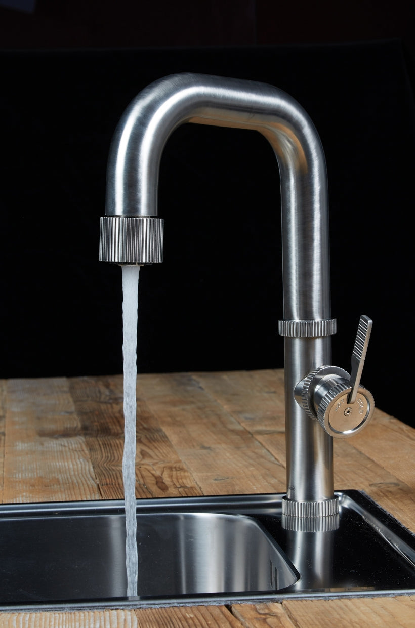 Raw Brushed Nickel Kitchen Mixer