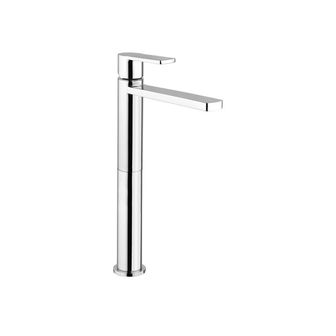 Glam High-Neck Chrome Basin Mixer