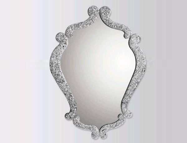 Crystal Silver Vanity Mirror