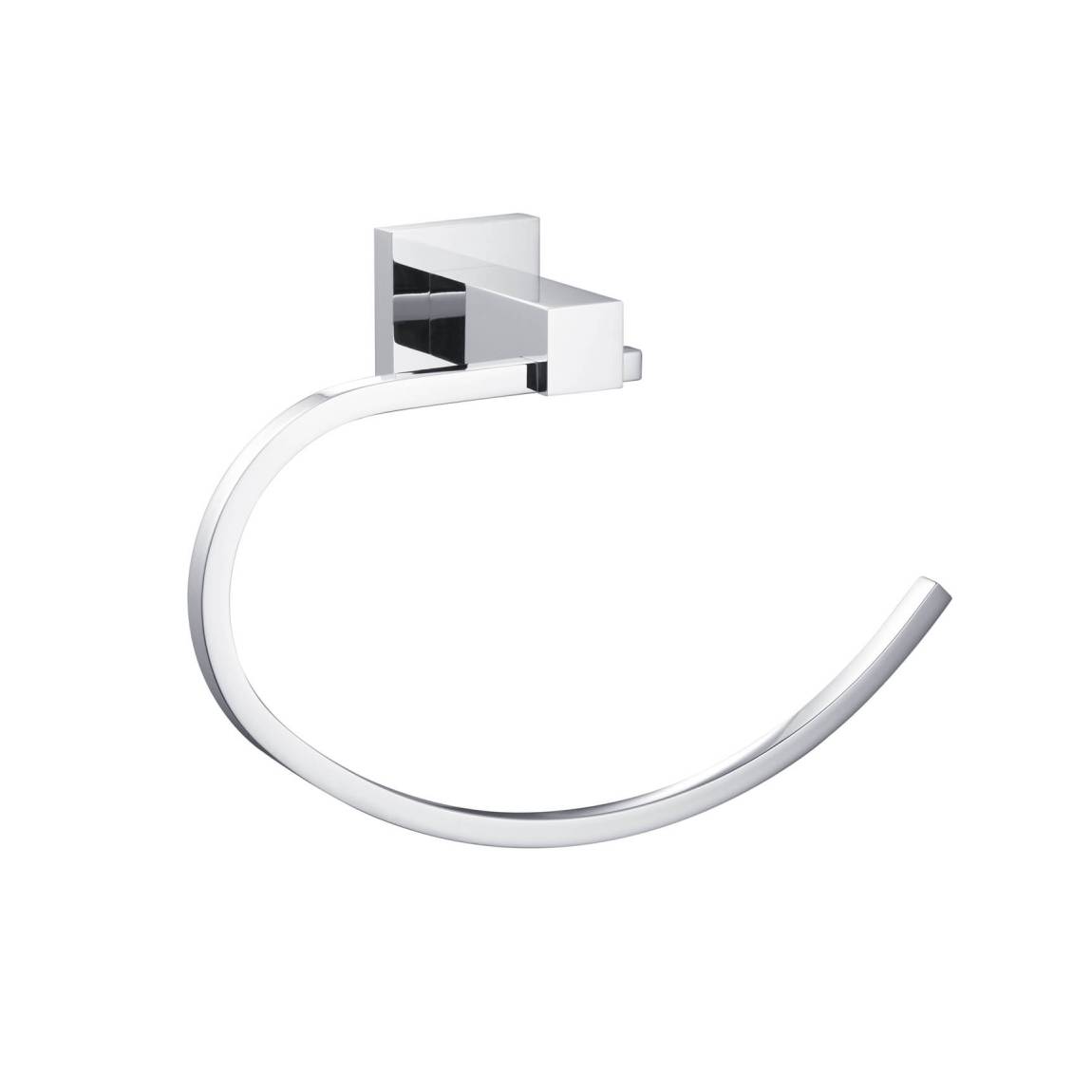 Elegant Chrome Towel Ring