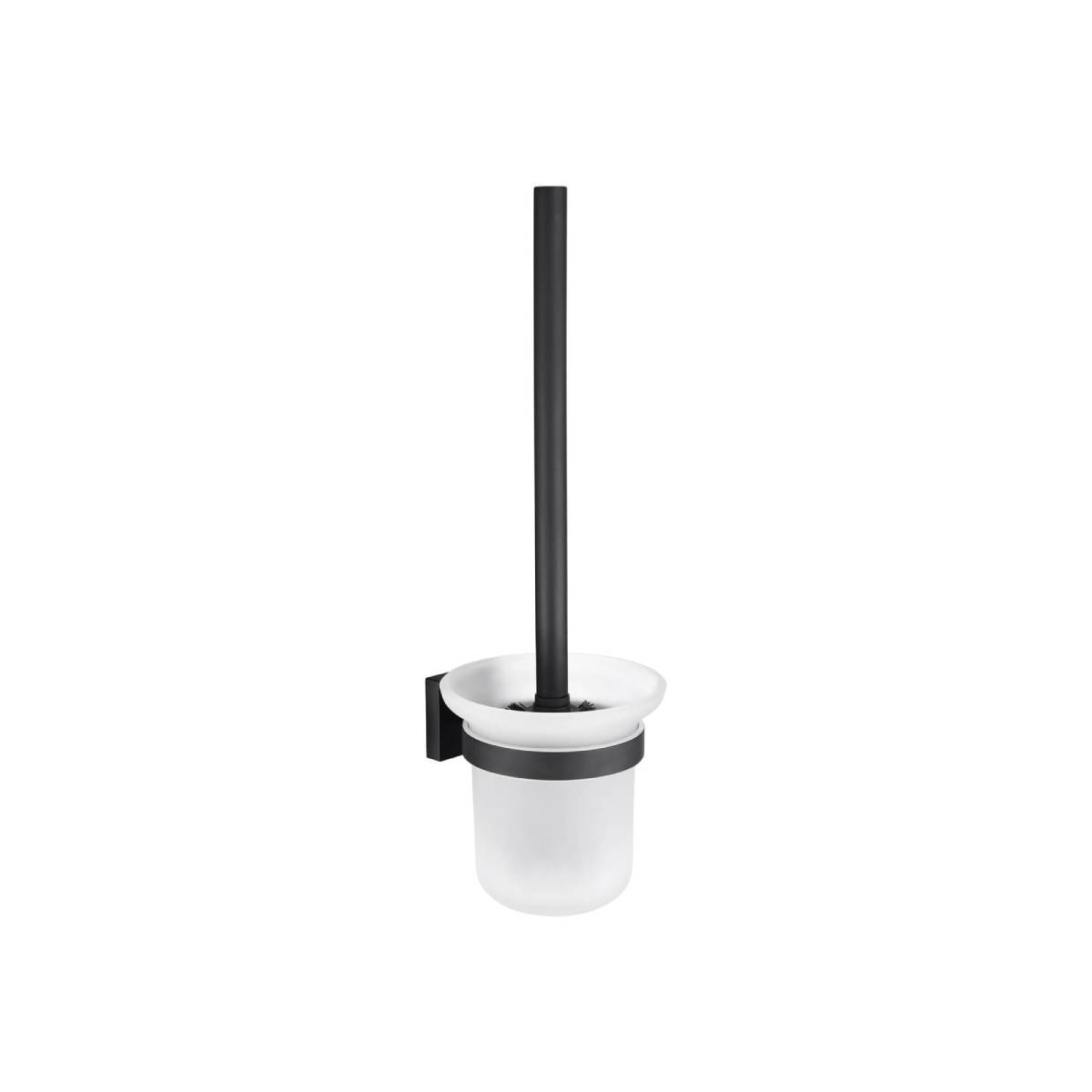 Glory Matt Black Wall-Mounted Toilet Brush