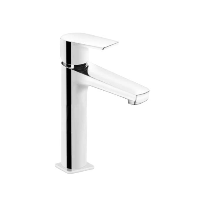 Azure Medium-Neck Chrome Basin Mixer