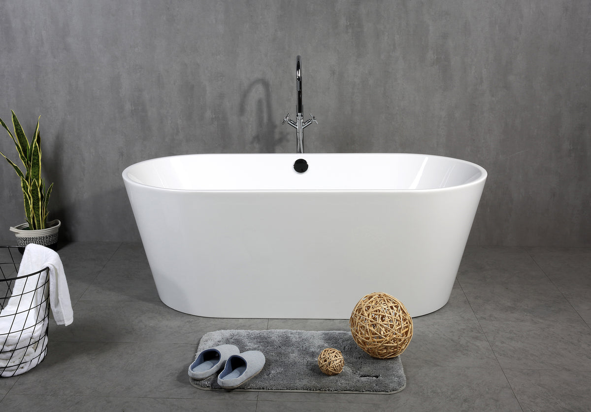 Skysea White Free-standing Bathtub