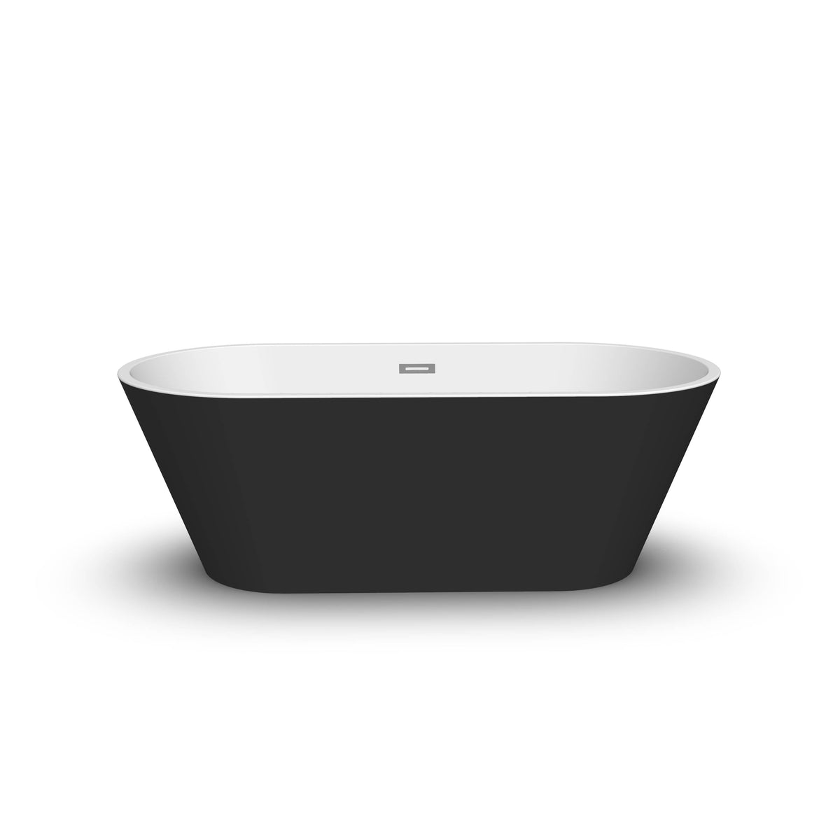 Skysea Black Free-standing Bathtub