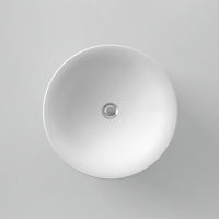 Cylinder White Free-Standing Basin