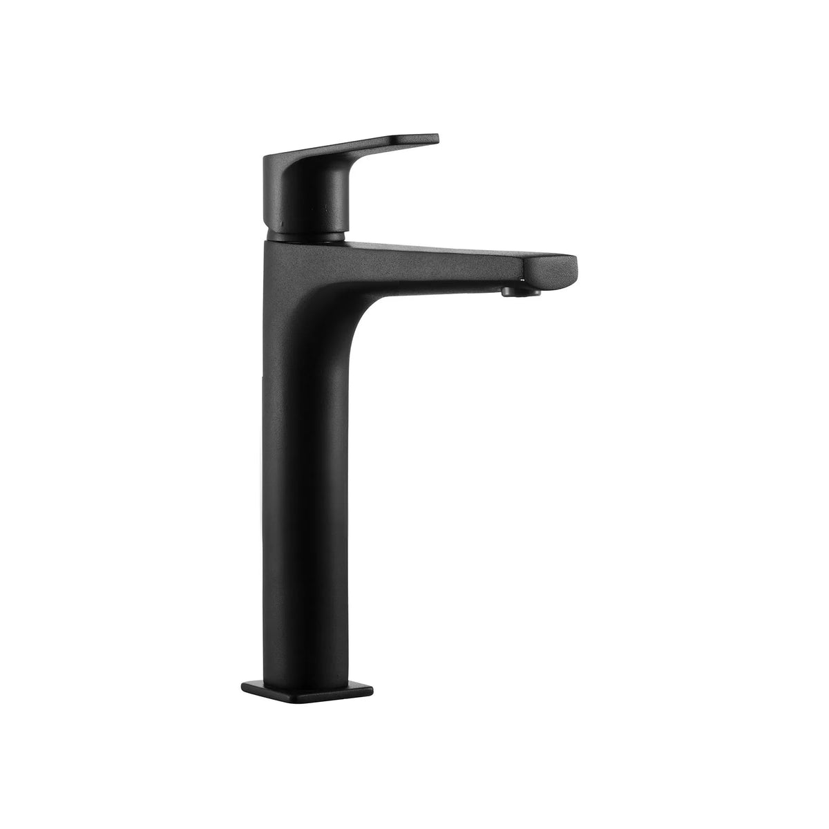 Azure Medium Matt Black Basin Mixer