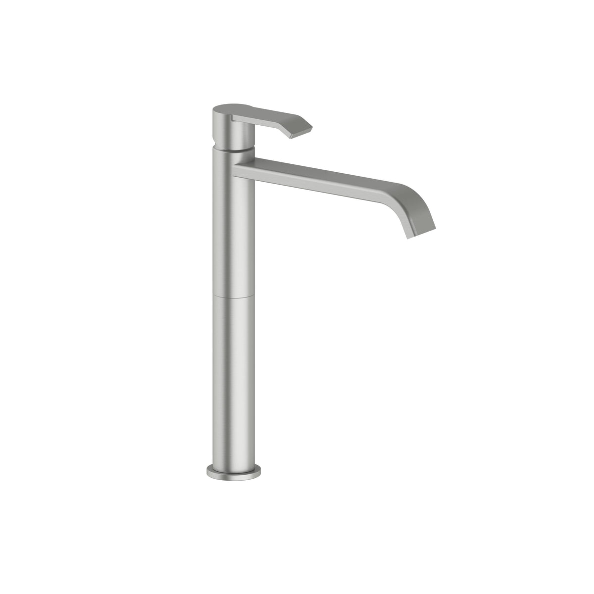 Stile High-Neck Brushed Nickel Basin Mixer