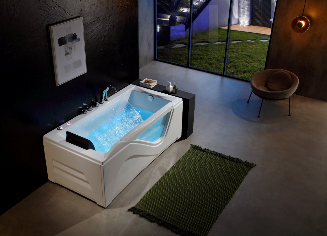 Rectangular Left-sided Jacuzzi