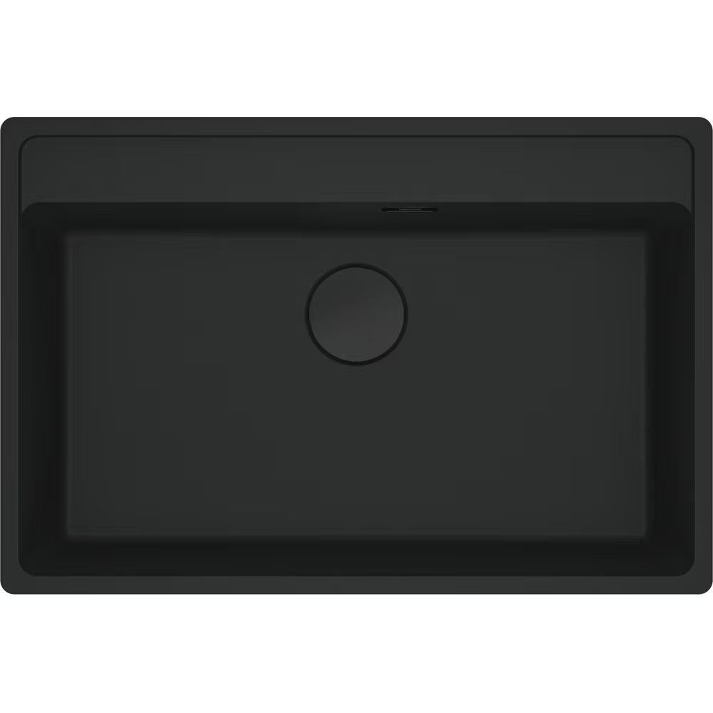 Maris Fragranite Matt Black Kitchen Sink