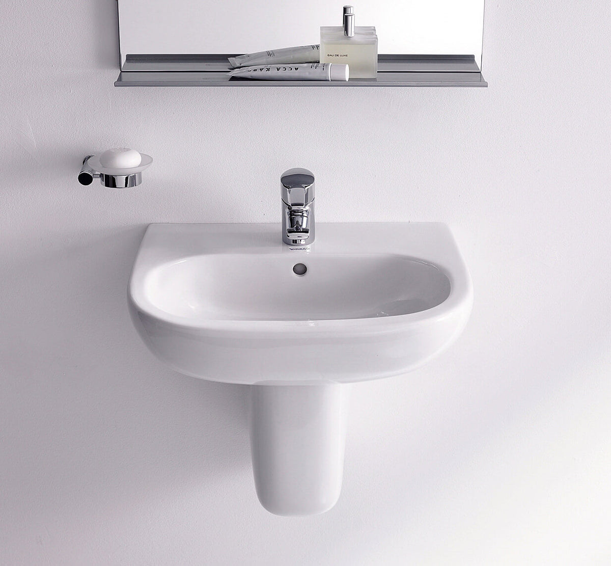 D-Code Semi-Pedestal Washbasin