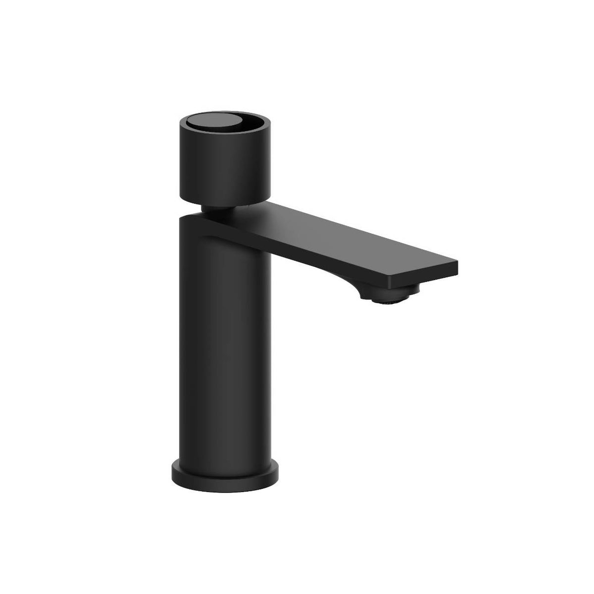 Halo Matt Black Single Lever Basin Mixer