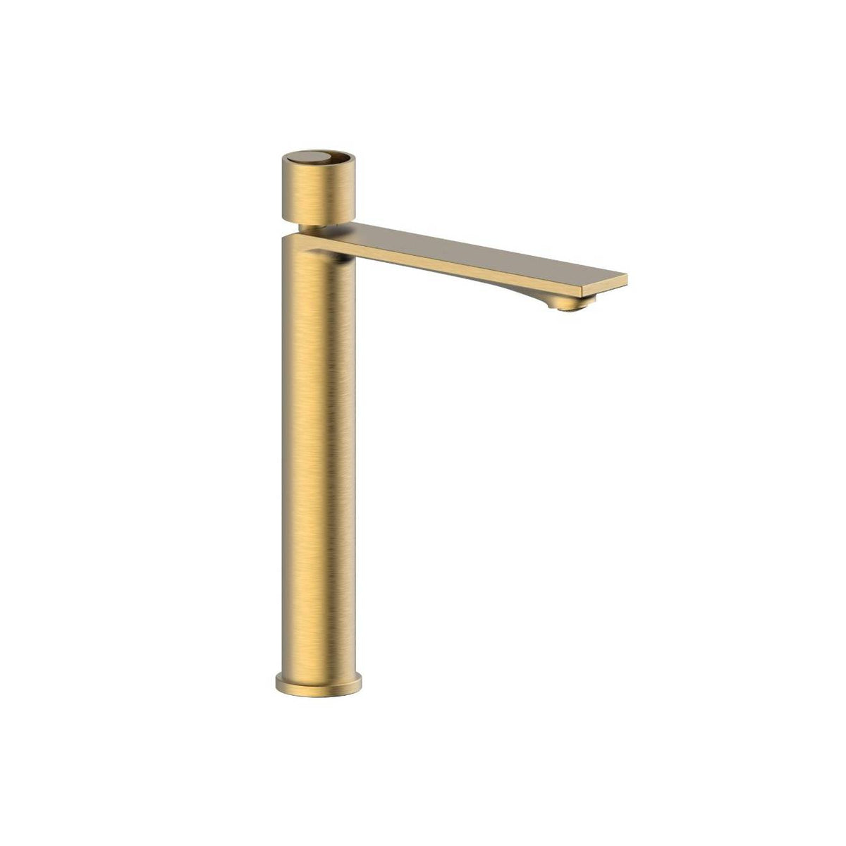 Halo High Brushed Gold Basin Mixer