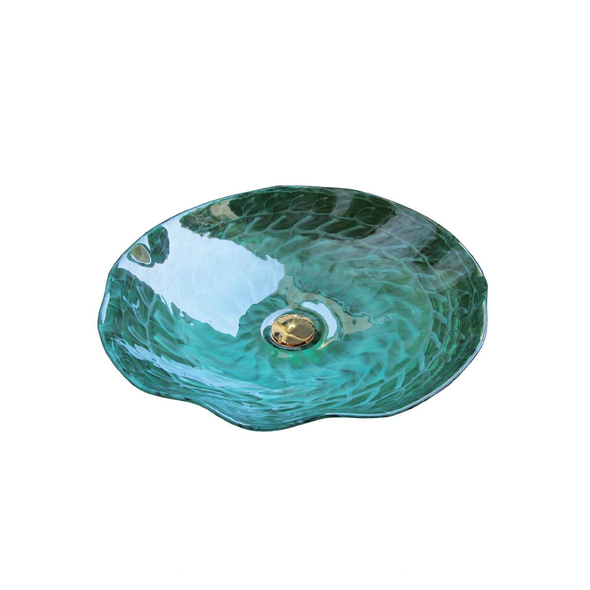 Emerald Twist Flower Basin