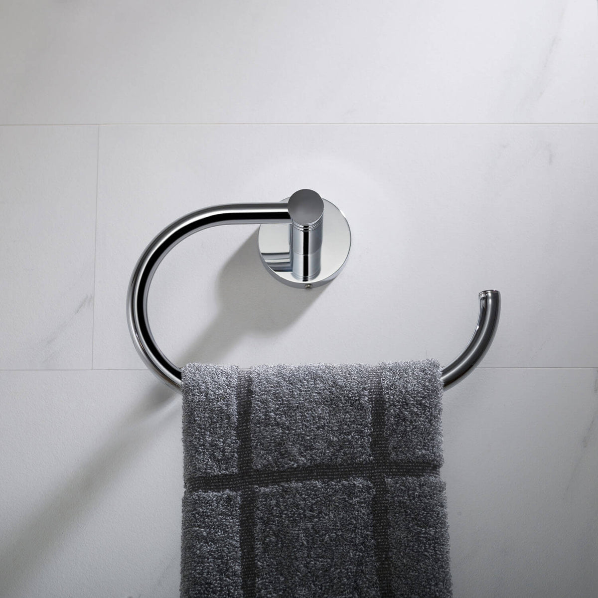 Eternity Chrome Towel Ring