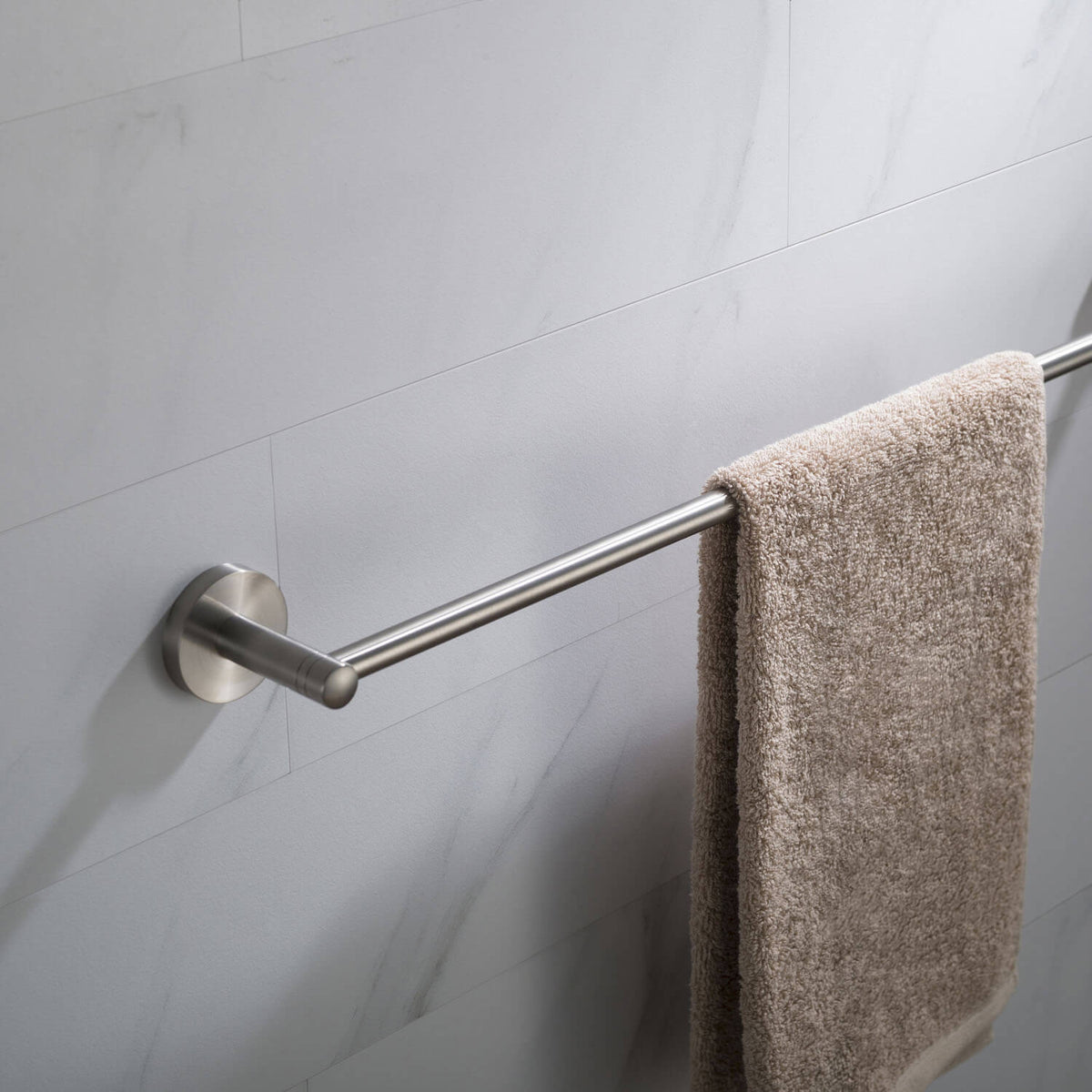 Eternity Brushed Nickel Towel Bar (60cm)