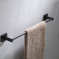 Glory Matt Black Towel Bar (45cm)