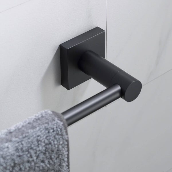 Glory Matt Black Towel Bar (60cm)